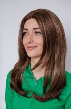 Мелірована руса перука середня довжина ( 1002/6142 ) Мелированный русый парик средняя длина ( 1002/6142 ) фото