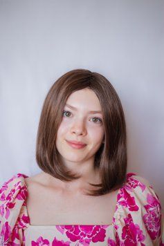 Коричнева перука каре европейська меліровка HairUP Jump ( 6/8/4R ) Коричневый парик каре HairUP Jump ( 6/8/4R ) фото