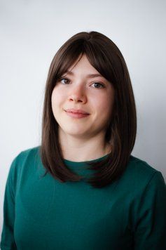 Перука каре руса з чолкою середня довжина (6135) 6135 фото
