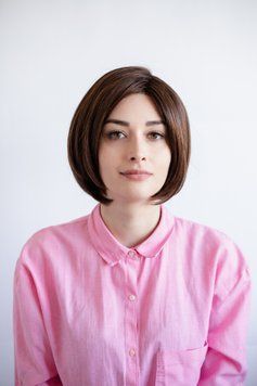 Мелірована коричнева перука на сітці Ballet ( 6/8/4R ) Мелированный коричневый парик на сетке Ballet ( 6/8/4R ) фото